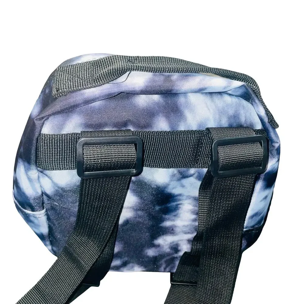 Disney Mickey Mouse Mini Backpack Tie Dye Blue White Plush Ears Small Bag Travel
